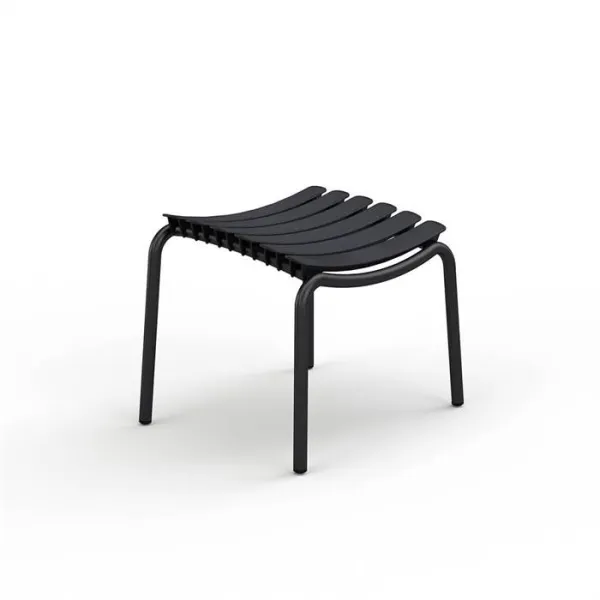 HOUE ReCLIPS fotpall i återvunnen plast - Black