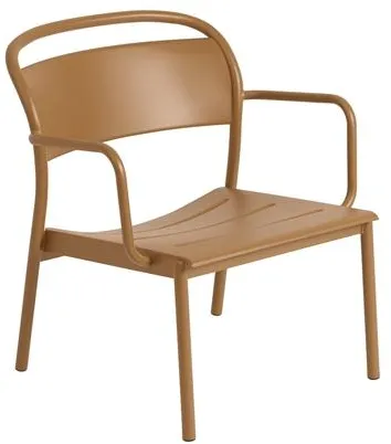 Muuto Linear Steel Fåtölj Bränd Orange