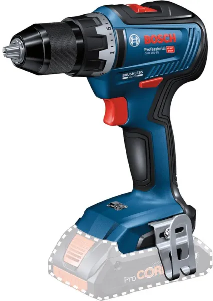 Bosch borr-/skruvdragare GSR 18V-55 Solo
