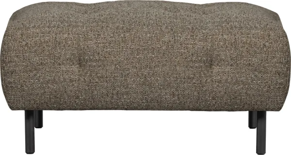 Lloyd, Puff, mörkbrun, H45x90x90 cm